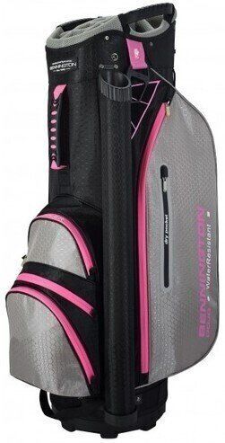 Bennington Dojo 14 Water Resistant Cart Bag Black Grey/Pink