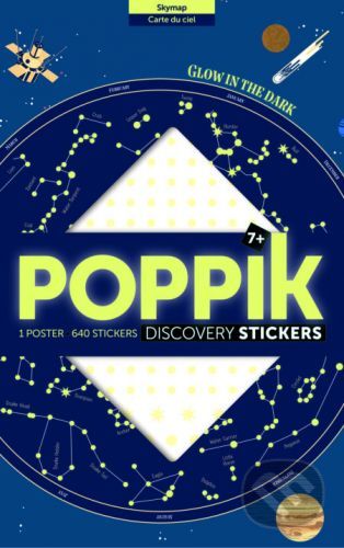 MAPA HVIEZD - svietiaca v tme - Poppik