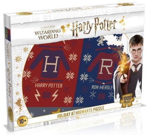 Winning Moves Puzzle Harry Potter: Vánoční svetry 1000 dílků