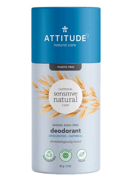 Attitude Přírodní tuhý deodorant bez vůně 85g