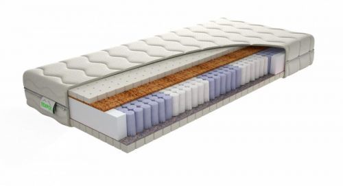 TEXPOL STELA BIO - komfortní taštičková matrace s latexovou pěnou