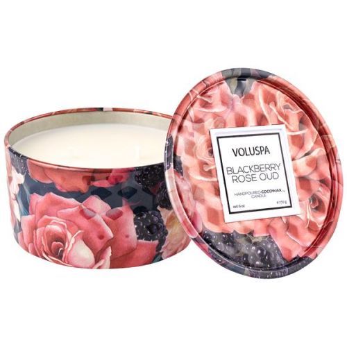 Voluspa VOLUSPA VONNÁ SVÍČKA ROSES - BLACKBERRY ROSE OUD (RŮŽE A OSTRUŽINA), 170 G