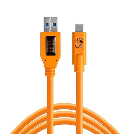 Tether Tools TetherPro USB 3.0 na USB-C 4,6 m oranžový