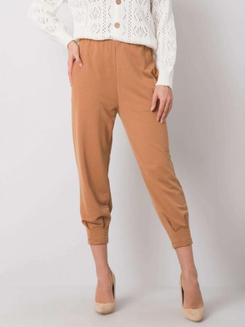 HNĚDÉ DÁMSKÉ TEPLÁKY 217-DR-25676.78P-BROWN Velikost: S