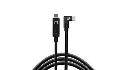 Tether Tools TetherPro USB-C na USB-C (zahnutý konektor) 4,6 m černý