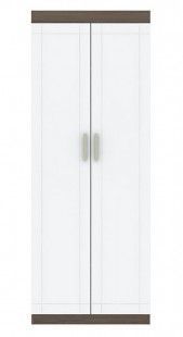 Casarredo Šatní skříň 2D TENESSI bergamo jilm/bílá lesk