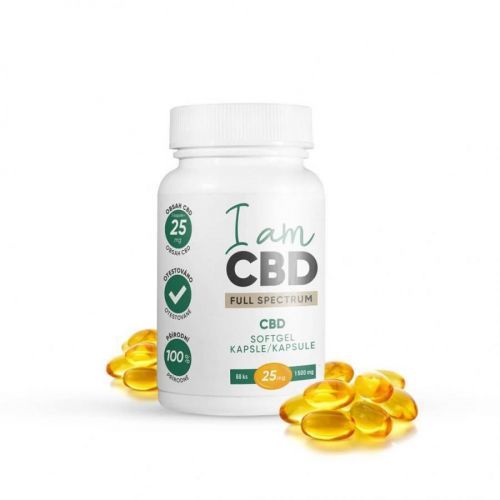 I am CBD Full spectrum CBD 1500 mg 60 kapslí