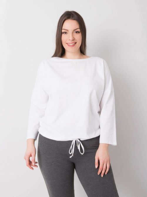 BÍLÉ DÁMSKÉ TRIČKO RV-BZ-6294.06P-WHITE Velikost: 2XL