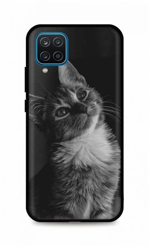 Kryt TopQ Samsung A12 silikon Cute Cat 56688