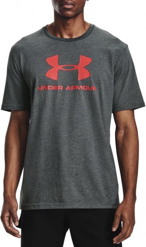 Triko Under Armour UA SPORTSTYLE LOGO SS-GRY