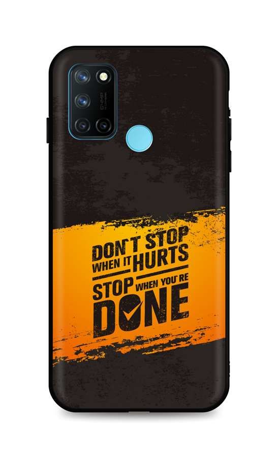 Kryt TopQ Realme 7i silikon Don't Stop 56885