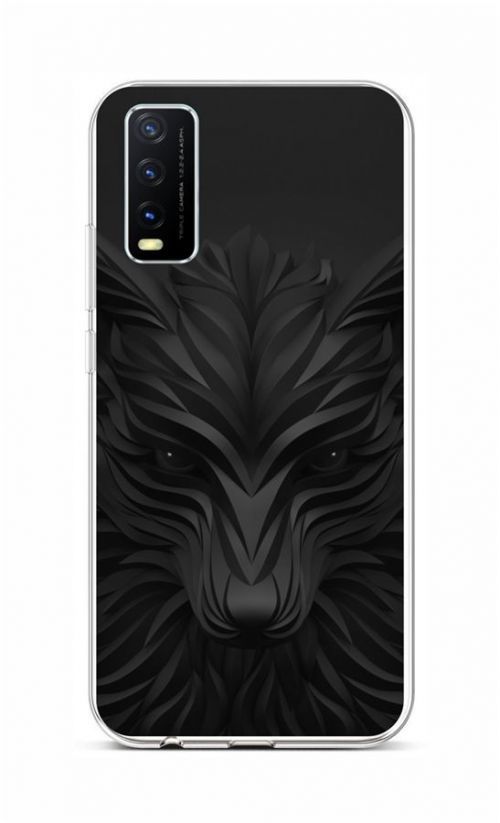 Kryt TopQ Vivo Y20s silikon Černý vlk 56936