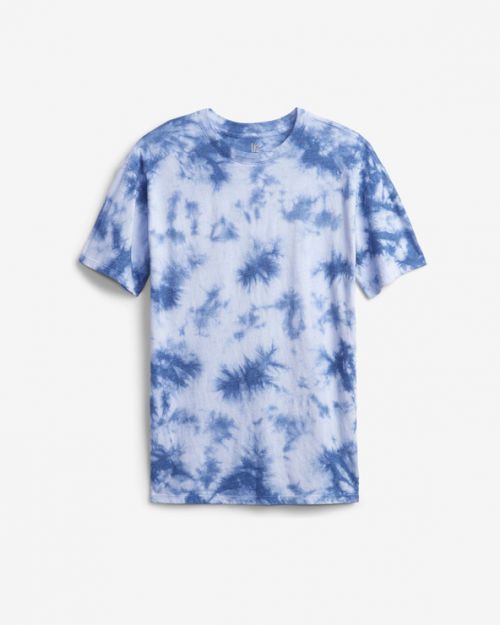 GAP Tie-Dye Triko dětské Modrá