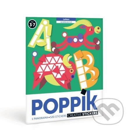 Samolepková panoráma Abeceda - Poppik