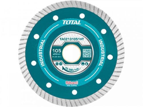 Kotouč diamantový řezný, ultratenký, 125mm, univerzální, industrial, 125x22,2mm TOTAL-TOOLS