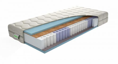 TEXPOL STELA PLUS - oboustranná, komfortní, taštičková matrace s potahem Aloe Vera