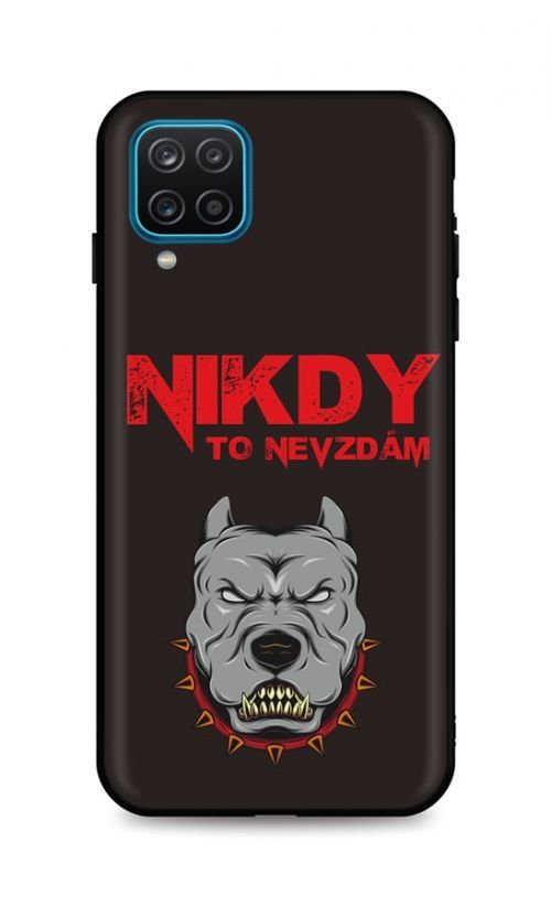 Kryt TopQ Samsung A12 silikon Nikdy to nevzdám 56790
