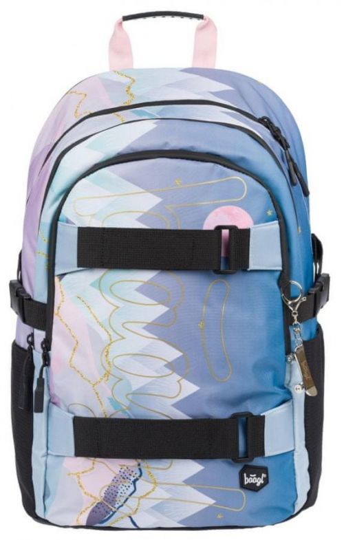 BAAGL Školní batoh Skate Moon