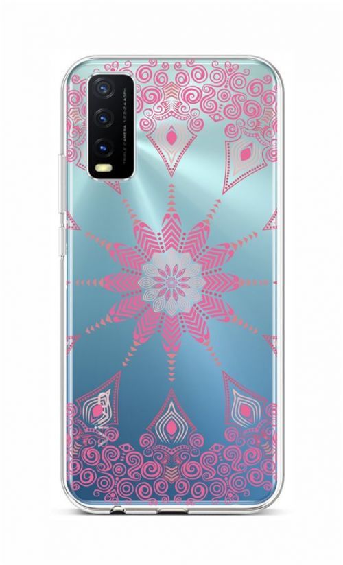 Kryt TopQ Vivo Y20s silikon Pink Mandala 56935