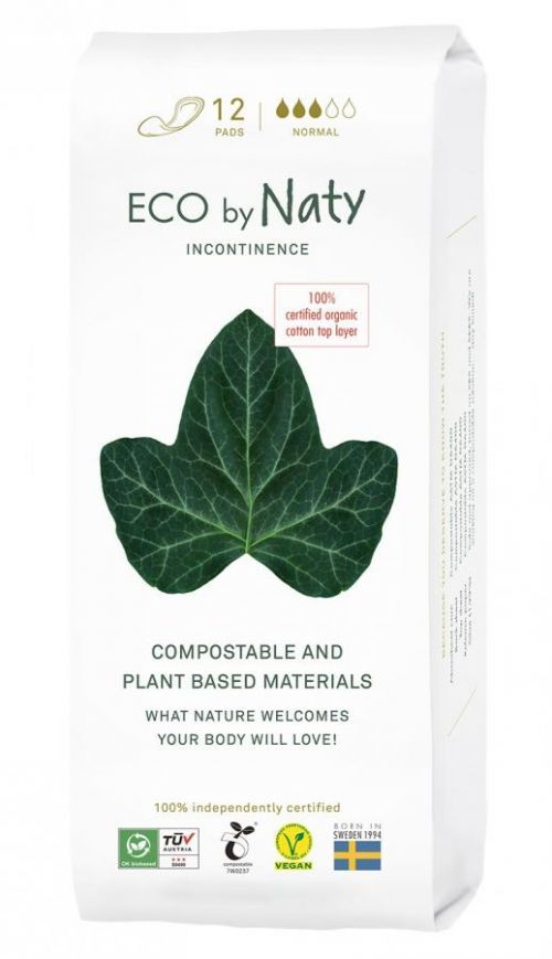 Eco by Naty Dámské inkontinenční vložky Normal 12ks