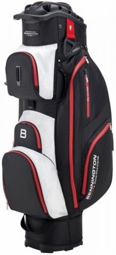 Bennington QO 14 Water Resistant Cart Bag Black/White/Red