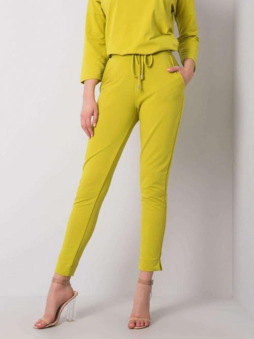 SVĚTLE ZELENÉ DÁMSKÉ TEPLÁKY RV-DR-5222.59-GREEN Velikost: XL