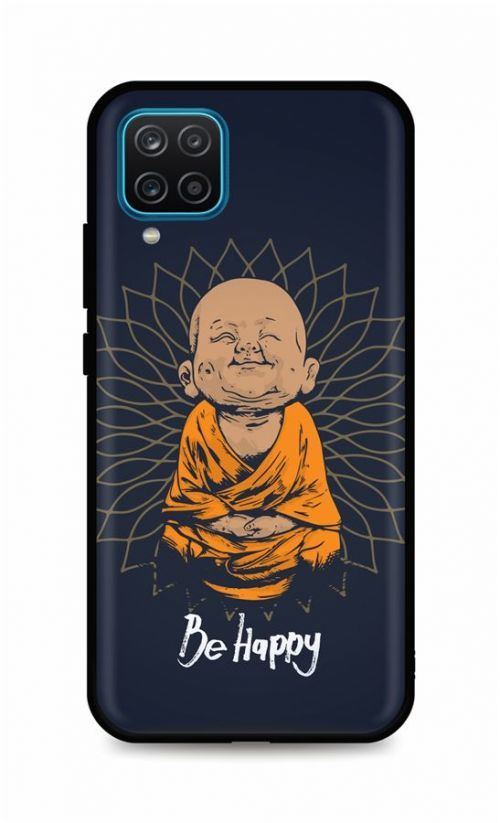Kryt TopQ Samsung A12 silikon Be Happy 56716
