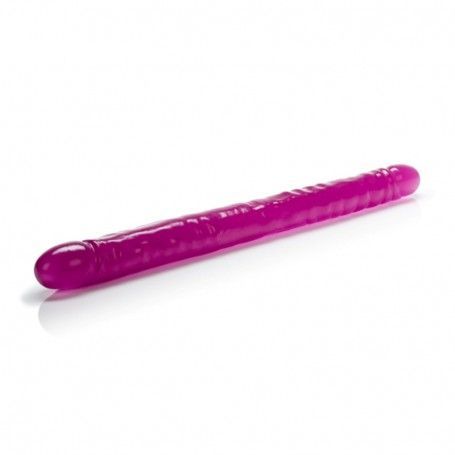Dildo VEINED Double Dong GRAPE California Exotic