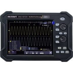 Ruční osciloskop VOLTCRAFT DSO-5072H, 70 MHz, 2kanálový, s pamětí (DSO), ruční provedení, funkce multimetru