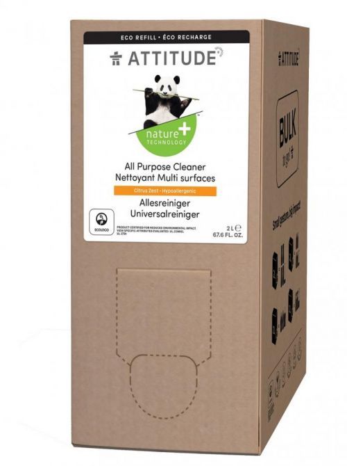 Attitude Univerzální čistič Citronová kůra náhradní kanystr 2l