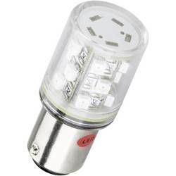 LED žárovka BA15d Barthelme, 52160213, 24 V, 23000 mcd, zelená