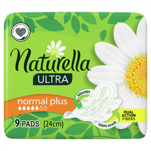 Naturella Ultra Normal Plus Hygienické Vložky S Křidélky 9ks