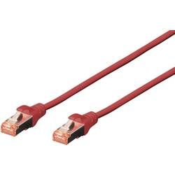 Digitus Patch Cable, S-FTP, CAT 6, AWG 27/7, LSOH, Měď, červený 10m