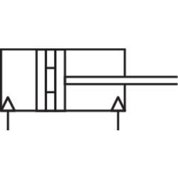 ISO válec Ø 20 mm Norgren RM/8020/M/40, délka: 40 mm