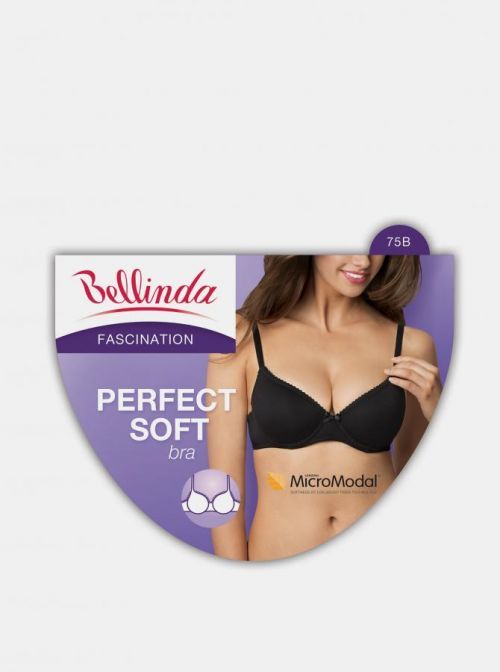 Podprsenka PERFECT SOFT BRA - Dámská měkká vyztužená podprsenka - smetanová