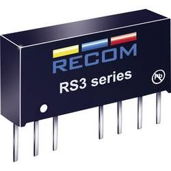 DC/DC měnič Recom RS3-2415D (10004222), vstup 18 - 36 V/DC, výstup ±15 V/DC, ±100 mA, 3 W