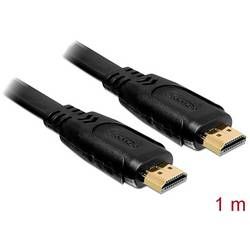 Delock HDMI 1.4 kabel A/A samec/samec, plochý, délka 1 metr