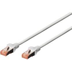 Digitus Patch Cable, S-FTP, CAT 6, AWG 26, šedý 15m