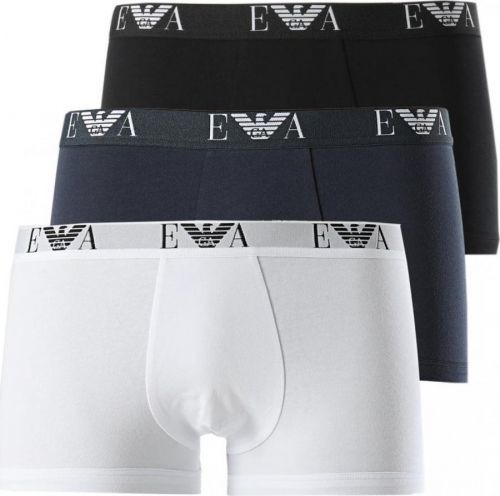 Armani pánské boxerky Barva: 56110 BIANCO/NERO/MARINE, Velikost: S