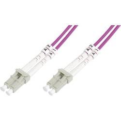 DIGITUS Fiber Optic Patch Cord, LC to LC, Multimode OM4 - 50/125 µ, Duplex Length 3m