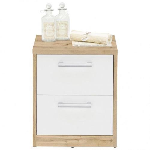 Xora NOČNÍ STOLEK, barvy dubu, 38/46/36 cm - barvy dubu