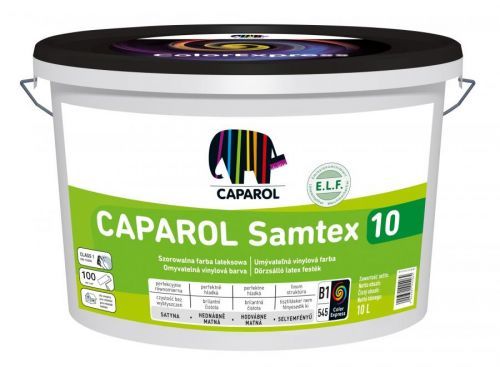 Barva vinylová Caparol Samtex 10 bílý, 2,5 l