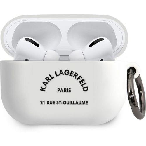 Karl Lagerfeld Rue St Guillaume pouzdro Airpods Pro bílé