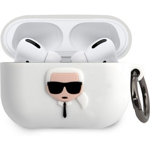 Karl Lagerfeld Karl Head pouzdro Airpods Pro bílé