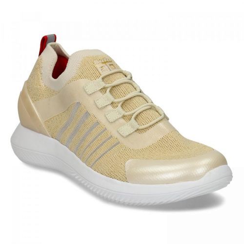Béžovo-zlaté dámské sportovní tenisky