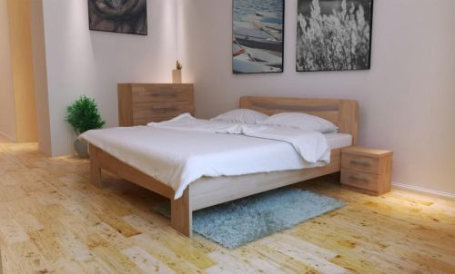 TEXPOL SOFIA - elegantní masivní dubová postel