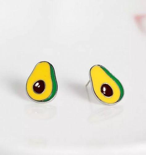 Náušnice avocado