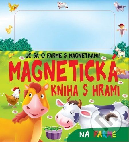 Magnetická kniha s hrami - Na farme - Foni book