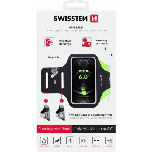 Swissten Armband sportovní pouzdro pro 6