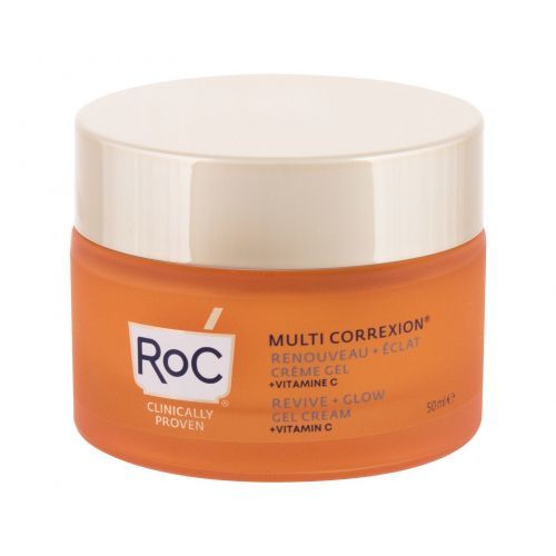 RoC Multi Correxion Revive + Glow 50 ml hydratační a rozjasňující pleťový gel-krém pro ženy
